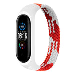 For Xiaomi Mi Band 6 / 5 / 4 / 3 / 2 Universal Silicone Elasticity Weave Replacement Strap Watchband, XS 140mm, S 150mm, M 160mm, L 170mm