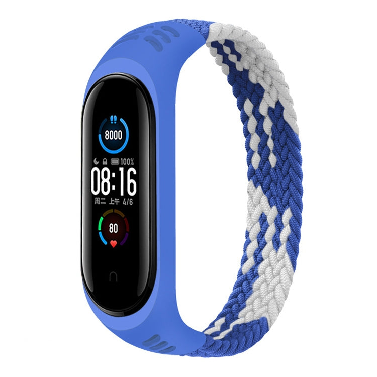 For Xiaomi Mi Band 6 / 5 / 4 / 3 / 2 Universal Silicone Elasticity Weave Replacement Strap Watchband, XS 140mm, S 150mm, M 160mm, L 170mm