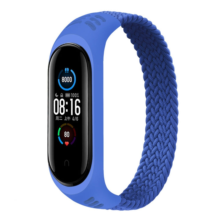 For Xiaomi Mi Band 6 / 5 / 4 / 3 / 2 Universal Silicone Elasticity Weave Replacement Strap Watchband, XS 140mm, S 150mm, M 160mm, L 170mm