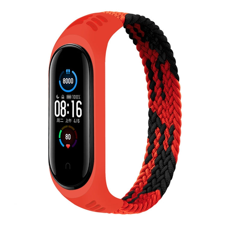 For Xiaomi Mi Band 6 / 5 / 4 / 3 / 2 Universal Silicone Elasticity Weave Replacement Strap Watchband, XS 140mm, S 150mm, M 160mm, L 170mm