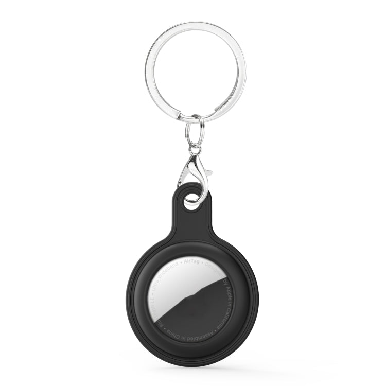 젤 가죽 케이스 커버 스위치 가능한 키체인 링 포함 AirTag 2세대 / AirTag 1세대용