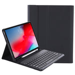 iPad Air 4 2020 / Air 5 2022 / Pro 11인치 2022 / 2021 / 2020 / 2018용 분리형 캔디 컬러 스킨 느낌 텍스처 라운드 키캡 블루투스 키보드 가죽 케이스 (화이트 아이스), iPad Air 11 2024 / 2025 / Air 2020 10.9인치용