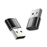 JOYROOM S-H152 3A USB 수컷 to USB-C / 타입-C 암컷 OTG 어댑터, S-H152