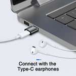 JOYROOM S-H152 3A USB 수컷 to USB-C / 타입-C 암컷 OTG 어댑터, S-H152