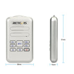 RETEVIS RT20 2W 400-470MHz 16채널 미니 FM 라디오 투웨이 라디오 워키토키, RT20, 미국 플러그, RT20, 유럽 플러그