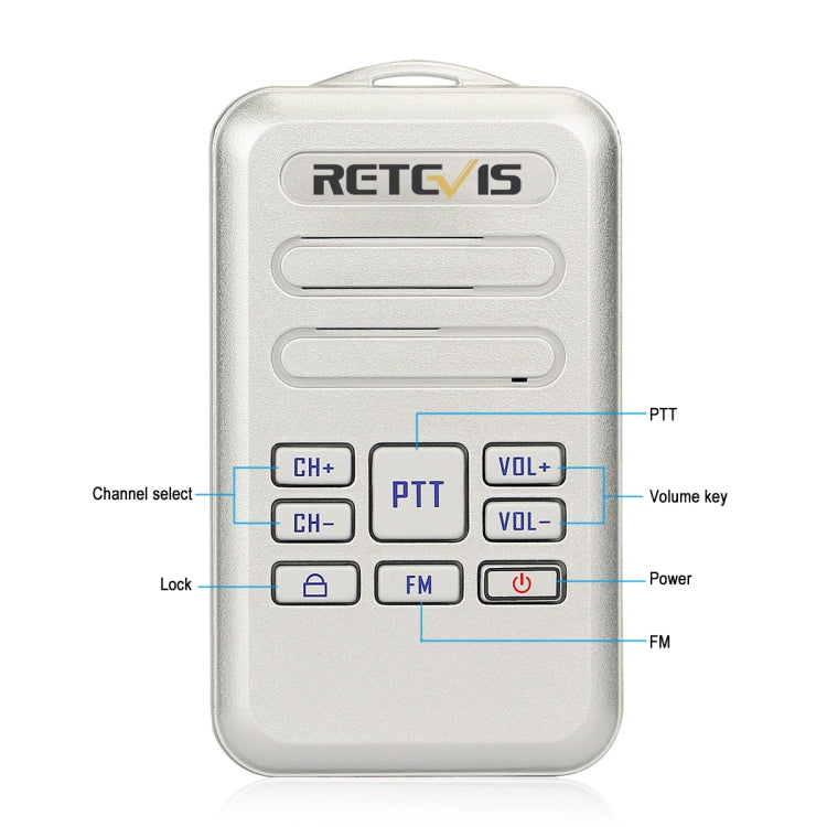 RETEVIS RT20 2W 400-470MHz 16채널 미니 FM 라디오 투웨이 라디오 워키토키, RT20, 미국 플러그, RT20, 유럽 플러그