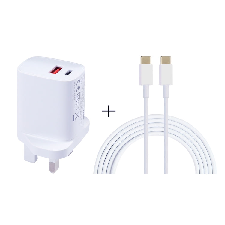 20W USB-C / Type-C + USB 포트 충전기 100W Type-C to Type-C 고속 충전 케이블 포함, 1m Type-C to Type-C UK 플러그, 1m Type-C to Type-C US 플러그, 1m Type-C to Type-C EU 플러그, 2m Type-C to Type-C UK 플러그, 2m Type-C to Type-C US 플러그
