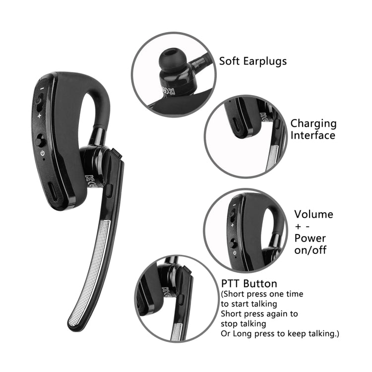 RETEVIS RB637 EU 주파수 PMR446 16채널 면허 불필요 양방향 무전기 핸드헬드 블루투스 워키토키, RB637