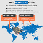 RETEVIS RB637 EU 주파수 PMR446 16채널 면허 불필요 양방향 무전기 핸드헬드 블루투스 워키토키, RB637
