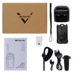 RETEVIS RB637 EU 주파수 PMR446 16채널 면허 불필요 양방향 무전기 핸드헬드 블루투스 워키토키, RB637