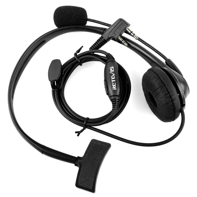 RETEVIS TK 2핀 PTT 헤드폰 마이크 H-777 / RT-5R / RT-5RV / RT-B6용, TK