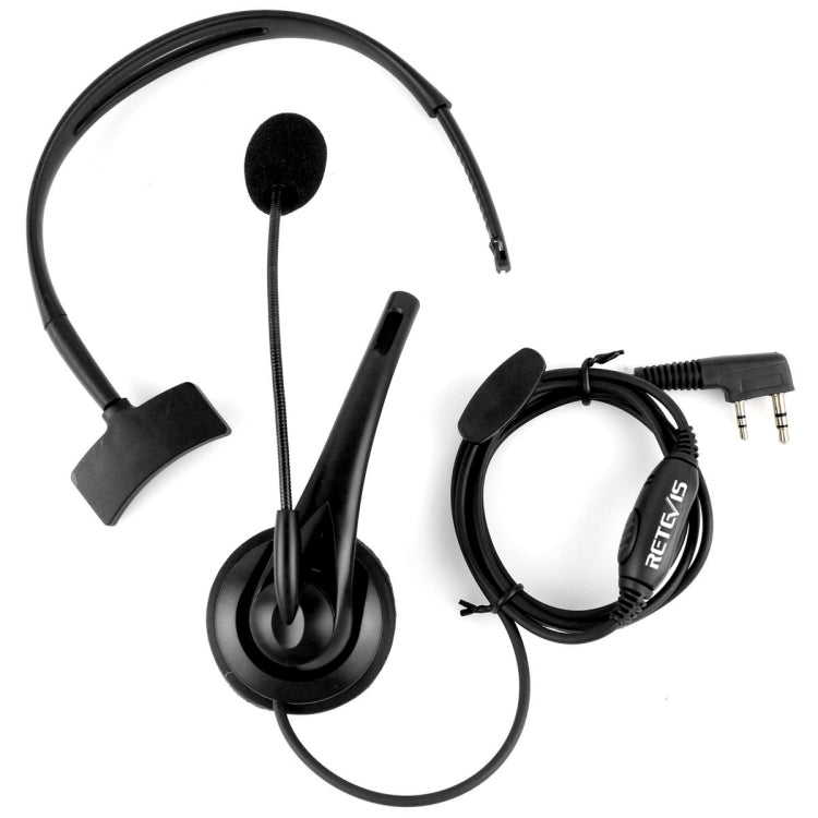 RETEVIS TK 2핀 PTT 헤드폰 마이크 H-777 / RT-5R / RT-5RV / RT-B6용, TK
