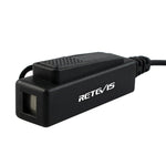 RETEVIS R-1M21 2선 대형 PTT 음향 튜브 이어폰 마이크로폰 모토로라 XPR6000/XPR6550/DP4800/DP4801용, R-1M21