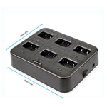 RETEVIS RTC777 6채널 워키토키 충전기 Retevis H777용, RTC777 AU 플러그, RTC777 US 플러그, RTC777 EU 플러그, RTC777 UK 플러그