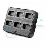 RETEVIS RTC777 6채널 워키토키 충전기 Retevis H777용, RTC777 AU 플러그, RTC777 US 플러그, RTC777 EU 플러그, RTC777 UK 플러그