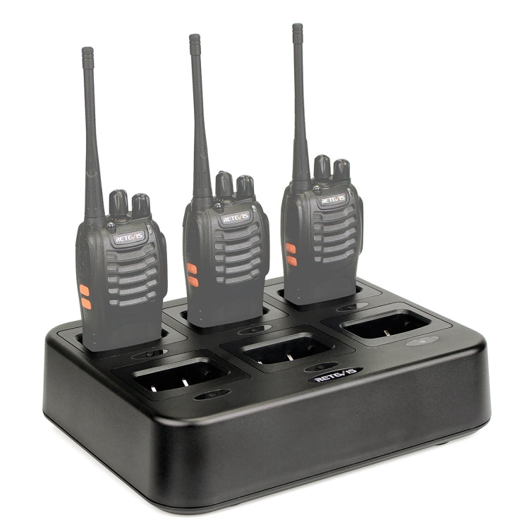 RETEVIS RTC777 6채널 워키토키 충전기 Retevis H777용, RTC777 AU 플러그, RTC777 US 플러그, RTC777 EU 플러그, RTC777 UK 플러그