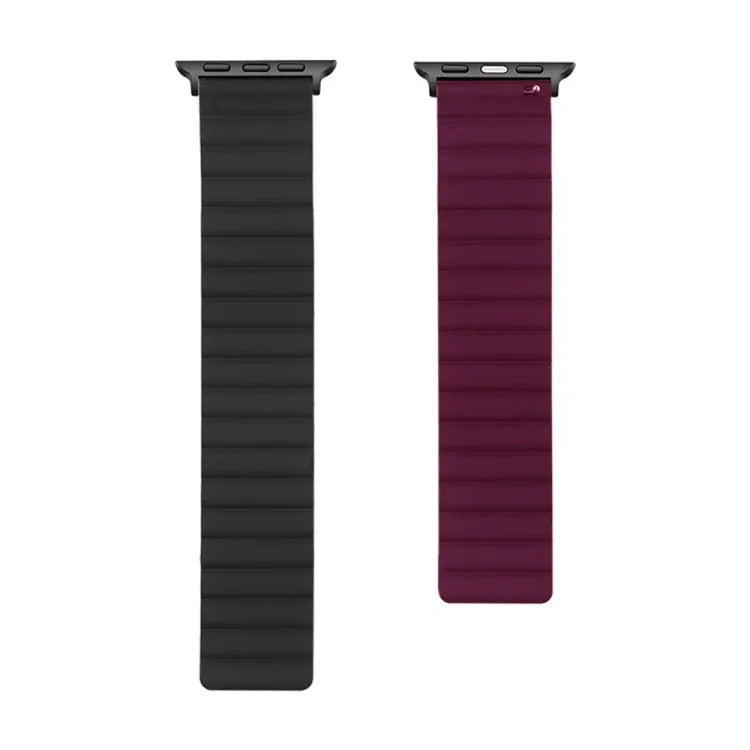 실리콘 자석 교체용 시계줄, 애플 워치 시리즈 7 41mm / & 6 & SE & 5 & 4 40mm용, 애플 워치 시리즈 7 45mm / & 6 & SE & 5 & 4 44mm용
