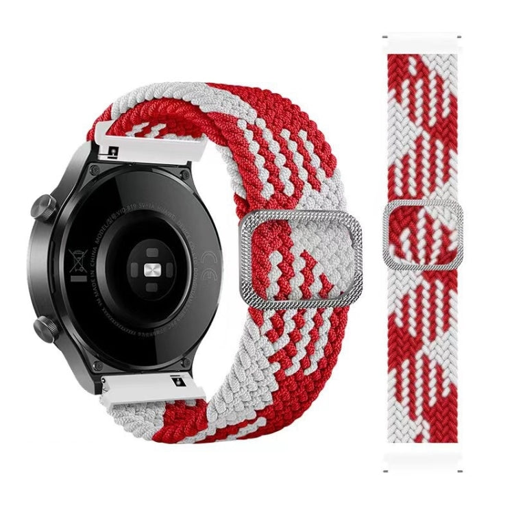 Adjustable Nylon Braided Elasticity Replacement Strap Watchband, For Huawei Watch 3 / 3 Pro
