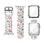 실리콘 인쇄 일체형 교체 시계 케이스 시계줄, Apple Watch 시리즈 6 / 5 / 4 / Watch SE 44mm용, Apple Watch 시리즈 6 / 5 / 4 / Watch SE 40mm용, Apple Watch 시리즈 3 & 2 & 1 42mm용