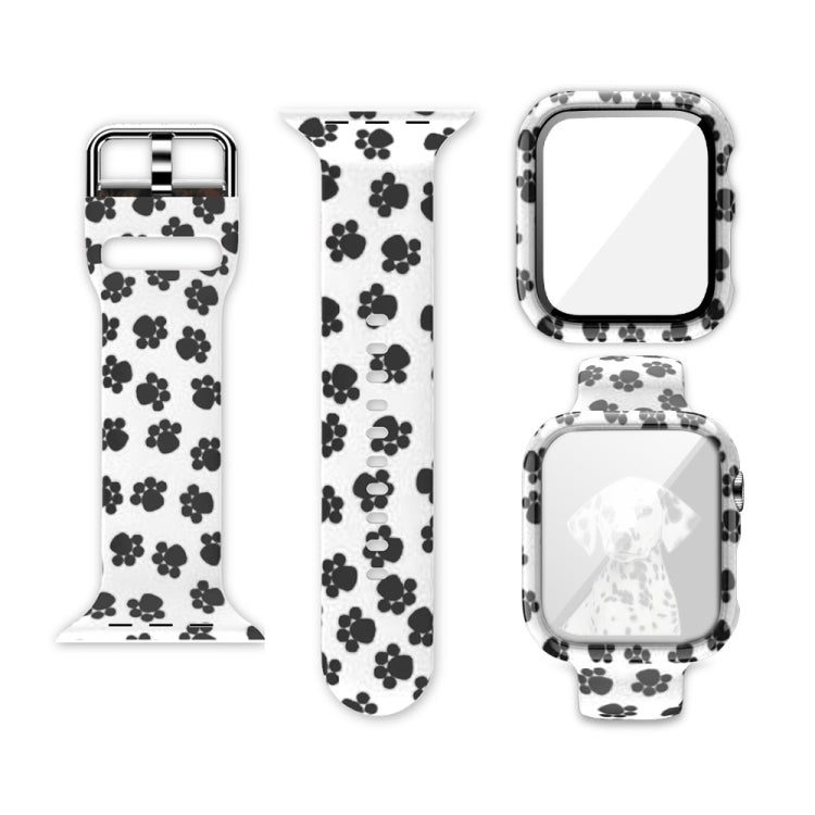 실리콘 인쇄 일체형 교체 시계 케이스 시계줄, Apple Watch 시리즈 6 / 5 / 4 / Watch SE 44mm용, Apple Watch 시리즈 6 / 5 / 4 / Watch SE 40mm용, Apple Watch 시리즈 3 & 2 & 1 42mm용