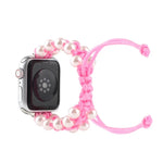 우산 로프 비드 나일론 교체용 시계 밴드, Apple Watch 시리즈 6 & SE &용, Apple Watch Ultra 49mm / 시리즈 8&7 45mm / SE 2&6&SE&5&4 44mm / 3&2&1 42mm용, Apple Watch 시리즈 8&7 41mm / SE 2&6&SE&5&4 40mm / 3&2&1 38mm용