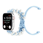 우산 로프 비드 나일론 교체용 시계 밴드, Apple Watch 시리즈 6 & SE &용, Apple Watch Ultra 49mm / 시리즈 8&7 45mm / SE 2&6&SE&5&4 44mm / 3&2&1 42mm용, Apple Watch 시리즈 8&7 41mm / SE 2&6&SE&5&4 40mm / 3&2&1 38mm용