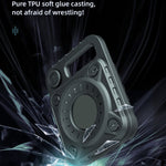 Anti-scratch Shockproof TPU Protective Cover Case with Keychain Hook Loop, Punk Armor
