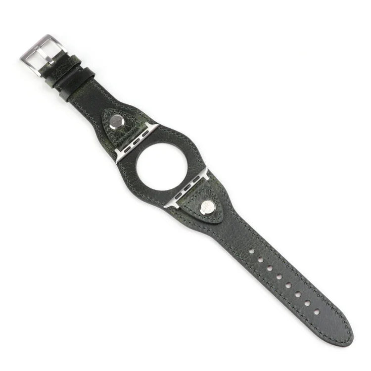 가죽 교체용 스트랩 시계 밴드, Apple Watch 시리즈 7 41mm / & 6 & SE & 5 & 4 40mm용, Apple Watch 시리즈 7 45mm / & 6 & SE & 5 & 4 44mm용