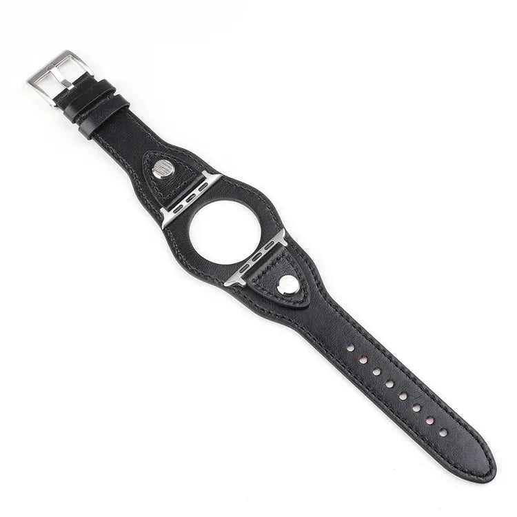 가죽 교체용 스트랩 시계 밴드, Apple Watch 시리즈 7 41mm / & 6 & SE & 5 & 4 40mm용, Apple Watch 시리즈 7 45mm / & 6 & SE & 5 & 4 44mm용