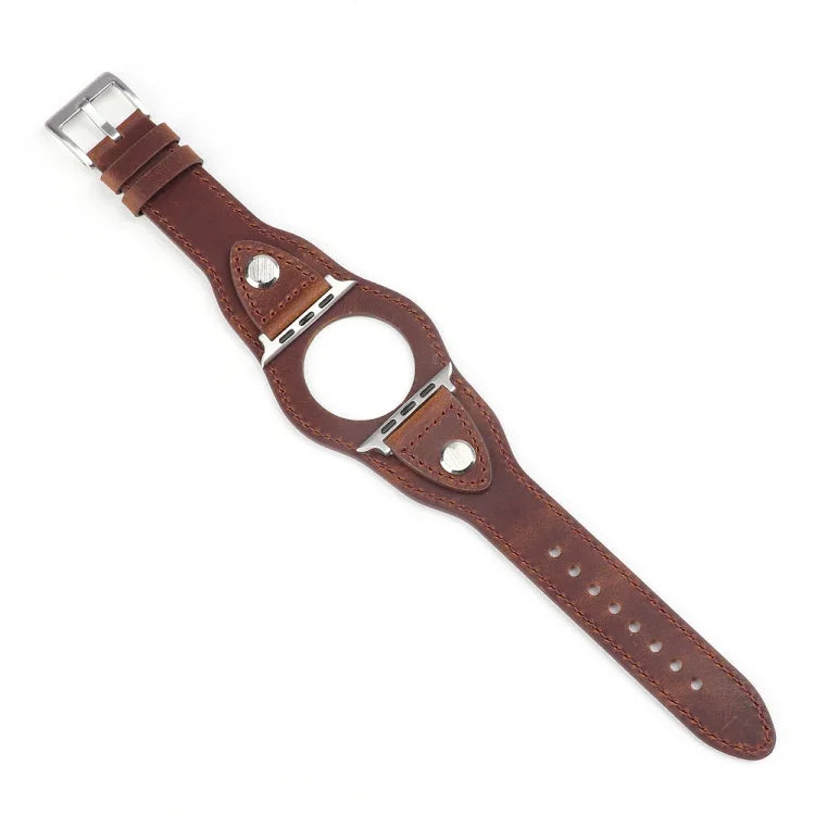 가죽 교체용 스트랩 시계 밴드, Apple Watch 시리즈 7 41mm / & 6 & SE & 5 & 4 40mm용, Apple Watch 시리즈 7 45mm / & 6 & SE & 5 & 4 44mm용