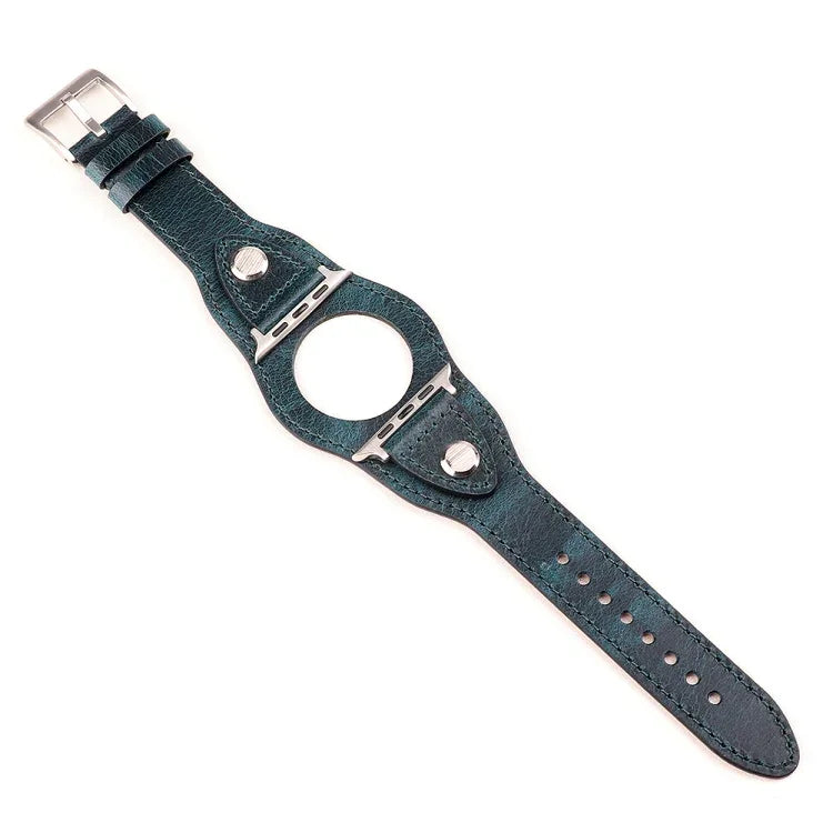 가죽 교체용 스트랩 시계 밴드, Apple Watch 시리즈 7 41mm / & 6 & SE & 5 & 4 40mm용, Apple Watch 시리즈 7 45mm / & 6 & SE & 5 & 4 44mm용