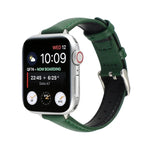 14mm 슬림 천연 가죽 스트랩 시계 밴드, Apple Watch 시리즈 7 45mm / 6 & SE & 5 & 4 44mm / 3 & 2 & 1 42mm용, 7 41mm / 6 & SE & 5 & 4 40mm / 3 & 2 & 1 38mm용