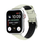 14mm 슬림 천연 가죽 스트랩 시계 밴드, Apple Watch 시리즈 7 45mm / 6 & SE & 5 & 4 44mm / 3 & 2 & 1 42mm용, 7 41mm / 6 & SE & 5 & 4 40mm / 3 & 2 & 1 38mm용