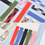 삼성 갤럭시 워치 액티브 / 액티브2 40mm / 액티브2 44mm용 조절 가능한 나일론 꼬임 탄력 교체 스트랩 시계줄, 125mm, 135mm, 145mm, 155mm