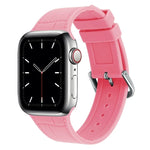 대나무 조인트 실리콘 교체용 스트랩 시계 밴드, Apple Watch 시리즈 7 41mm / & 6 & SE & 5 & 4 40mm용, Apple Watch 시리즈 7 45mm / & 6 & SE & 5 & 4 44mm용