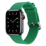 대나무 조인트 실리콘 교체용 스트랩 시계 밴드, Apple Watch 시리즈 7 41mm / & 6 & SE & 5 & 4 40mm용, Apple Watch 시리즈 7 45mm / & 6 & SE & 5 & 4 44mm용