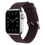 대나무 조인트 실리콘 교체용 스트랩 시계 밴드, Apple Watch 시리즈 7 41mm / & 6 & SE & 5 & 4 40mm용, Apple Watch 시리즈 7 45mm / & 6 & SE & 5 & 4 44mm용