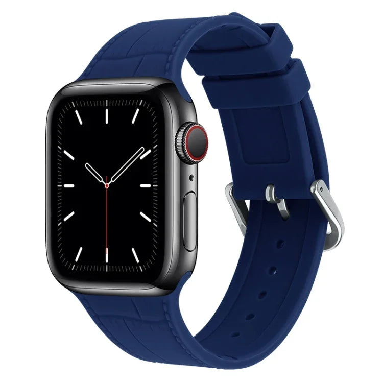 대나무 조인트 실리콘 교체용 스트랩 시계 밴드, Apple Watch 시리즈 7 41mm / & 6 & SE & 5 & 4 40mm용, Apple Watch 시리즈 7 45mm / & 6 & SE & 5 & 4 44mm용