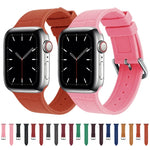 대나무 조인트 실리콘 교체용 스트랩 시계 밴드, Apple Watch 시리즈 7 41mm / & 6 & SE & 5 & 4 40mm용, Apple Watch 시리즈 7 45mm / & 6 & SE & 5 & 4 44mm용