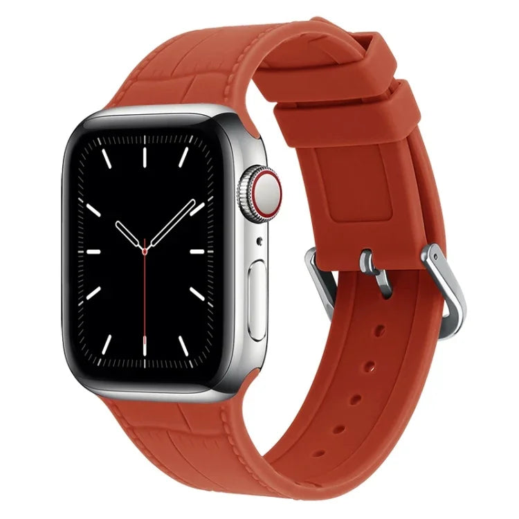 대나무 조인트 실리콘 교체용 스트랩 시계 밴드, Apple Watch 시리즈 7 41mm / & 6 & SE & 5 & 4 40mm용, Apple Watch 시리즈 7 45mm / & 6 & SE & 5 & 4 44mm용