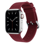 대나무 조인트 실리콘 교체용 스트랩 시계 밴드, Apple Watch 시리즈 7 41mm / & 6 & SE & 5 & 4 40mm용, Apple Watch 시리즈 7 45mm / & 6 & SE & 5 & 4 44mm용