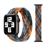 금속 헤드 브레이디드 나일론 교체용 시계 밴드, 사이즈: XS 128mm, Apple Watch 시리즈 6 & SE & 5 & 4 40mm / 3 & 2 & 1 38mm용, XS 128mm 40mm / 38mm