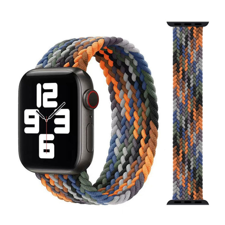 금속 헤드 브레이디드 나일론 교체용 시계 밴드, 사이즈: M 145mm, Apple Watch 시리즈 6 & SE & 5 & 4 40mm / 3 & 2 & 1 38mm용, M 145mm 40mm / 38mm