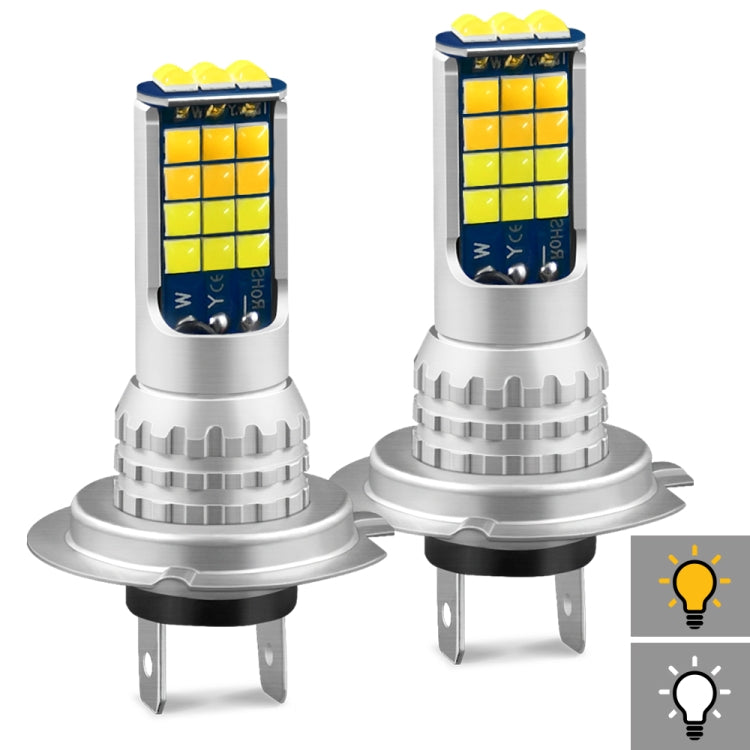 DC9-36V 30W 3000LM IP65 Car LED Double Color Fog Light with 30LEDs SMD-2525 Lamp, 2 PCS V6 880, 2 PCS V6 9005, 2 PCS V6 9006, 2 PCS V6 H4, 2 PCS V6 H7, 2 PCS V6 H10, 2 PCS V6 H11, 2 PCS V6 H16, 2 PCS V6 P13W