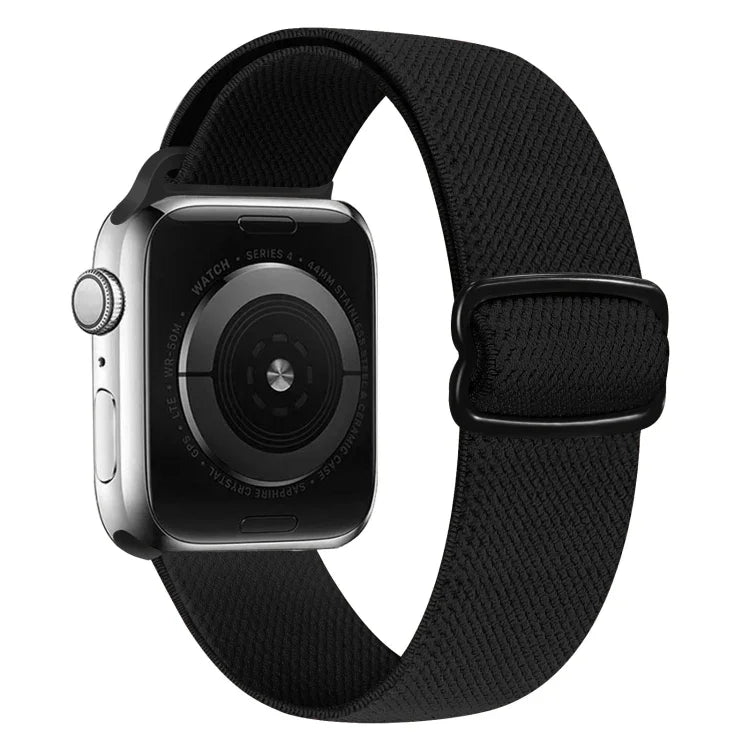 8-shaped Buckle Nylon Replacement Strap Watchband, For Apple Watch Series 9&8&7 41mm / SE 3&SE 2&6&SE&5&4 40mm / 3&2&1 38mm, For Apple Watch Series  7  45mm / & 6 & SE & 5 & 4 44mm