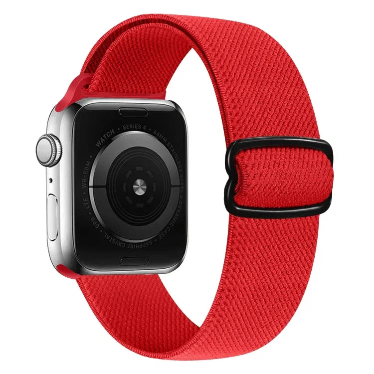8-shaped Buckle Nylon Replacement Strap Watchband, For Apple Watch Series 9&8&7 41mm / SE 3&SE 2&6&SE&5&4 40mm / 3&2&1 38mm, For Apple Watch Series  7  45mm / & 6 & SE & 5 & 4 44mm