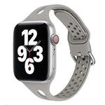 실리콘 교체용 시계줄, 애플 워치 시리즈 7 45mm / 6 & SE & 5 & 4 44mm / 3 & 2 & 1 42mm용, 7 41mm / 6 & SE & 5 & 4 40mm / 3 & 2 & 1 38mm용