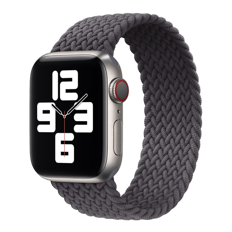 금속 헤드 꼬임 나일론 단색 교체 스트랩 시계줄, Apple Watch 시리즈 6 & SE & 5 & 4 44mm / 3 & 2 & 1 42mm용, XS 135mm, S 145mm, M 155mm