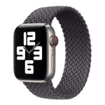 금속 헤드 꼬임 나일론 단색 교체 스트랩 시계줄, Apple Watch 시리즈 6 & SE & 5 & 4 44mm / 3 & 2 & 1 42mm용, XS 135mm, S 145mm, M 155mm