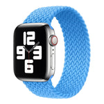 금속 헤드 꼬임 나일론 단색 교체 스트랩 시계줄, Apple Watch 시리즈 6 & SE & 5 & 4 44mm / 3 & 2 & 1 42mm용, XS 135mm, S 145mm, M 155mm